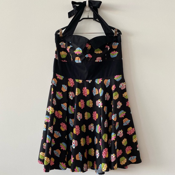 SOLD Cupcake Haulter Neck Dress - Picture 2 of 8
